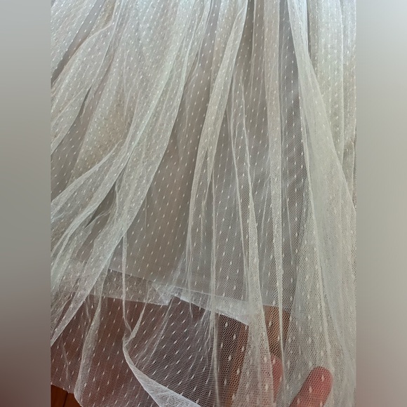 XXL Tule skirt light green colour layered skirt - summer 1980s styled skirt - Picture 4 of 4